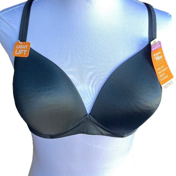 Warner's Other - Warner's "Elements of Bliss' Lift Bra, Size 40B, Black, Wireless, New w Tags
